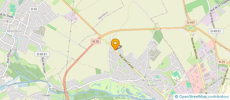 localisation de l'entreprise SCI ORION IMMOBILIER  ANZIN-SAINT-AUBIN