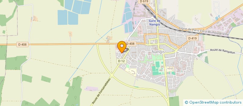 localisation de l'entreprise SCI ORIZON 9  NANGIS