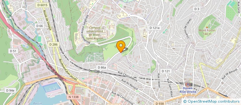 localisation de l'entreprise SCI ORJOU  MONT-SAINT-AIGNAN