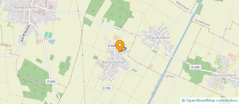 localisation de l'entreprise SCI ORKA  BSENBIESEN