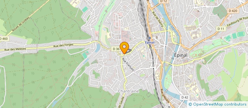 localisation de l'entreprise SCI ORKHON à EPINAL