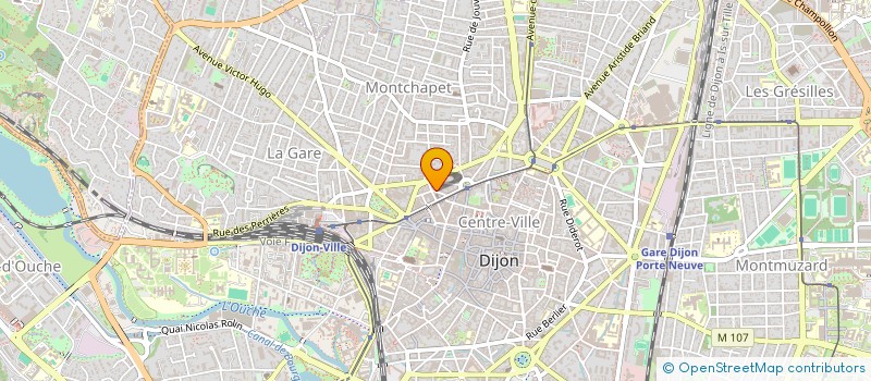 localisation de l'entreprise SCI ORKO à DIJON