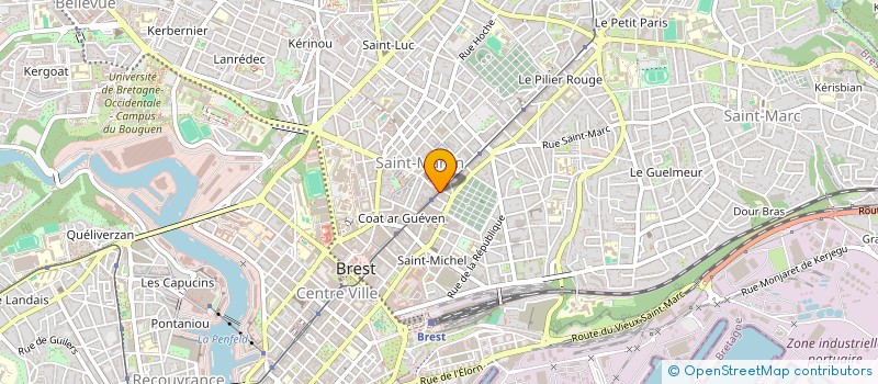 localisation de l'entreprise SCI ORL  BREST