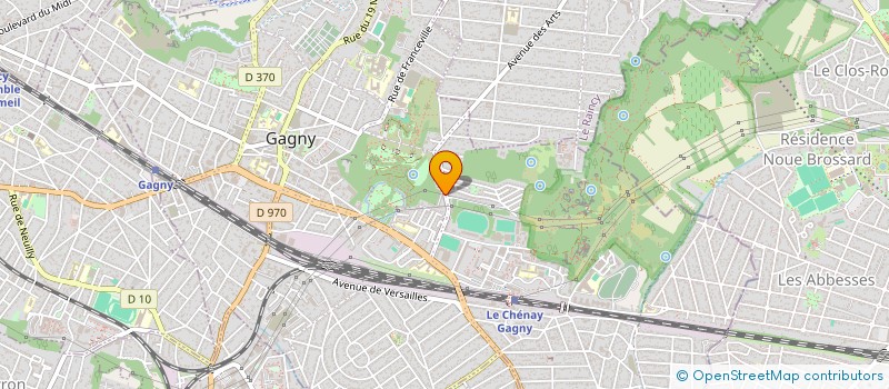 localisation de l'entreprise SCI ORL 93 à GAGNY