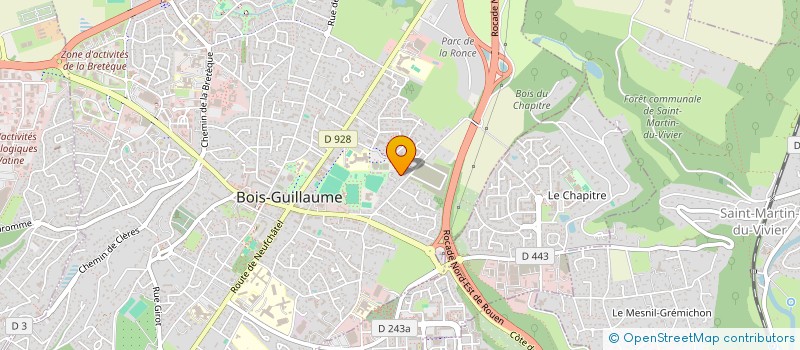 localisation de l'entreprise SCI ORL EUROPE à BOIS-GUILLAUME