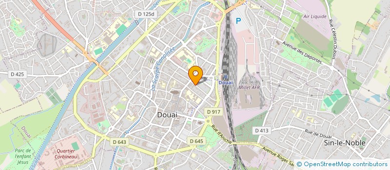 localisation de l'entreprise SCI ORL MAETZ à DOUAI