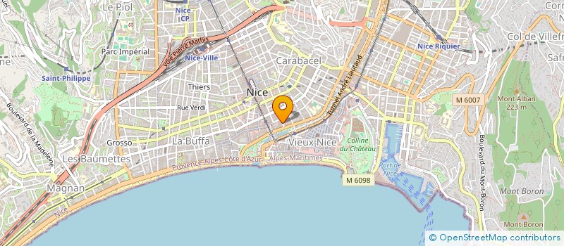 localisation de l'entreprise SCI ORLA à NICE