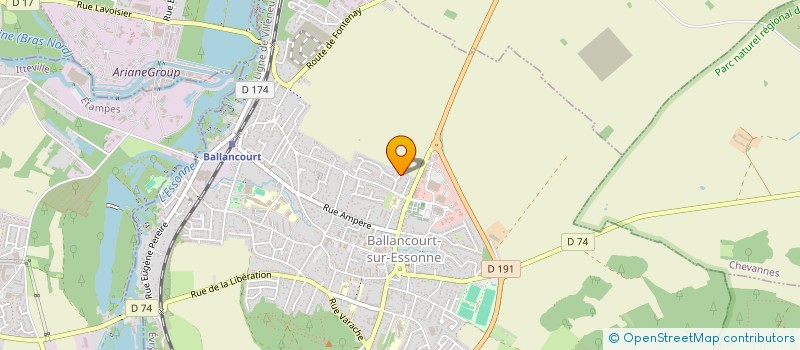 localisation de l'entreprise SCI ORLA 91 à BALLANCOURT-SUR-ESSONNE