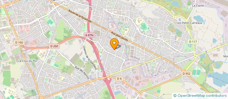 localisation de l'entreprise SCI ORLAN  LES PONTS-DE-CE