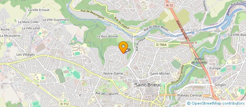 localisation de l'entreprise SCI ORLANAUD à SAINT-BRIEUC