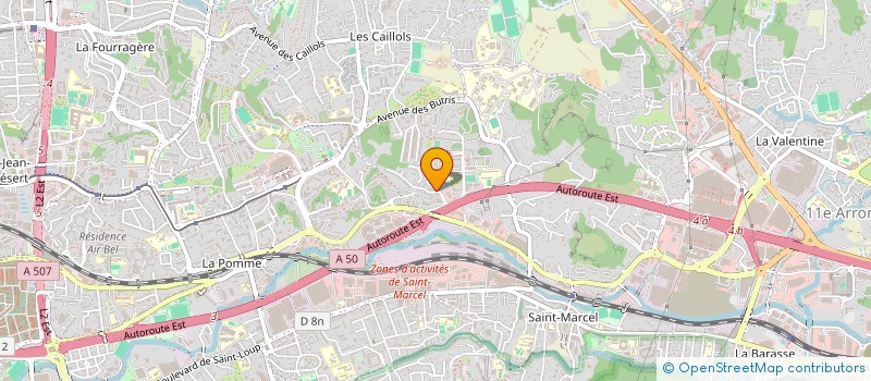localisation de l'entreprise SCI ORLANDO à MARSEILLE