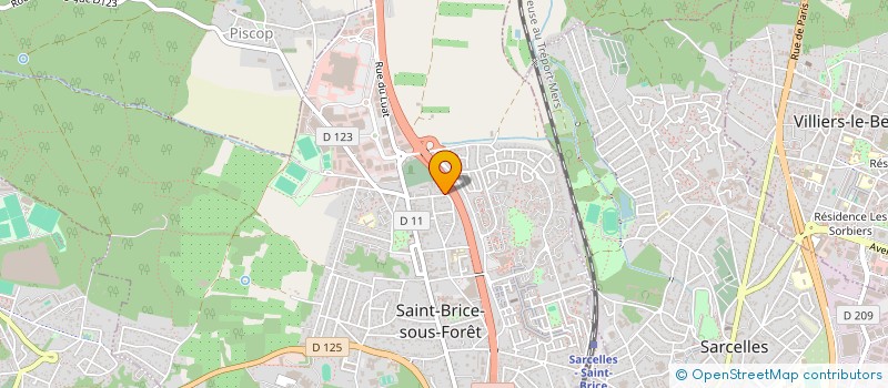localisation de l'entreprise SCI ORLANE à SAINT-BRICE-SOUS-FORET