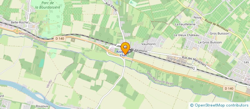 localisation de l'entreprise SCI ORLANE  AZAY-SUR-CHER