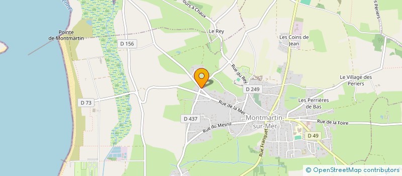localisation de l'entreprise SCI ORLEANS  MONTMARTIN-SUR-MER