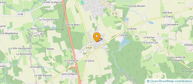 localisation de l'entreprise SCI ORLEANS  MINIAC-MORVAN