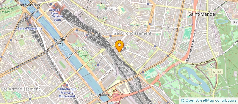 localisation de l'entreprise SCI ORLEANS CENTRE  PARIS