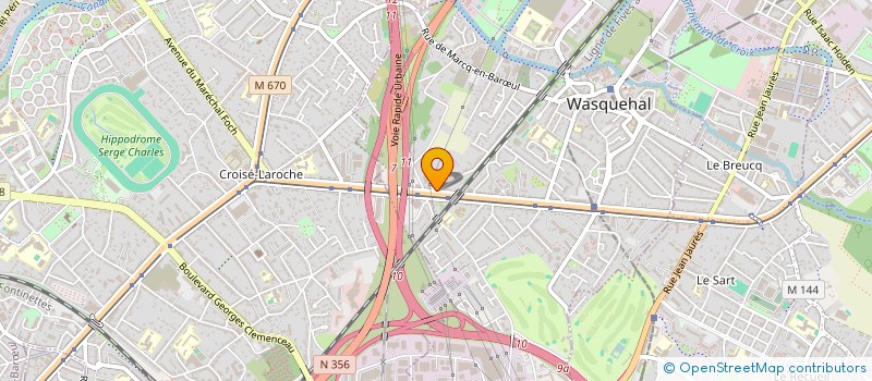 localisation de l'entreprise SCI ORLEANS CHAMBORD  WASQUEHAL