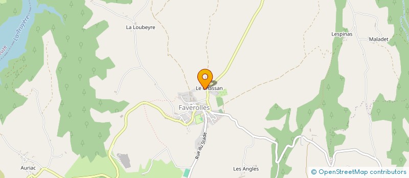 localisation de l'entreprise SCI ORLHAC à LORCIERES