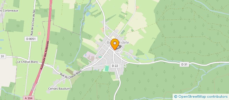 localisation de l'entreprise SCI ORLINE  BOURG-FIDELE