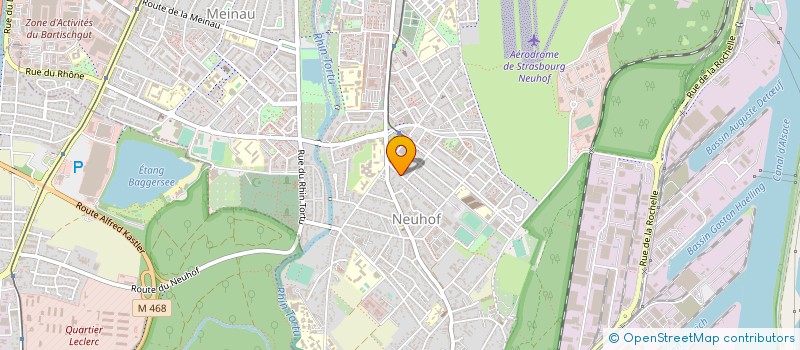 localisation de l'entreprise SCI ORLINE  STRASBOURG