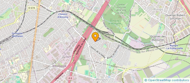 localisation de l'entreprise SCI ORLOF  WISSOUS