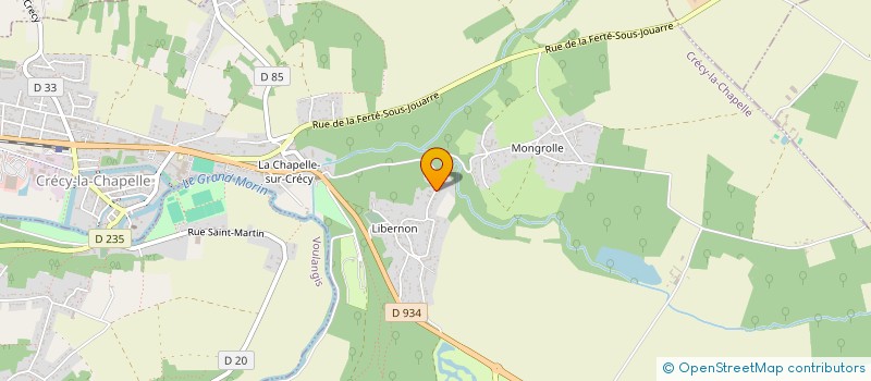 localisation de l'entreprise SCI ORLOVI  CRECY-LA-CHAPELLE