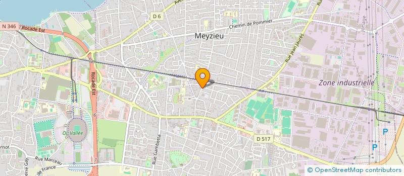 localisation de l'entreprise SCI ORLYME  MEYZIEU