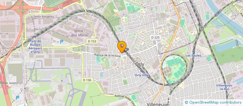 localisation de l'entreprise SCI ORLYWOOD LOC  ORLY