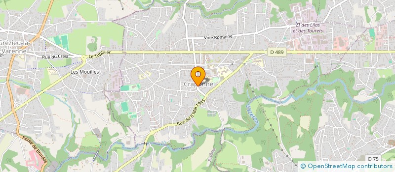 localisation de l'entreprise SCI ORM  CRAPONNE