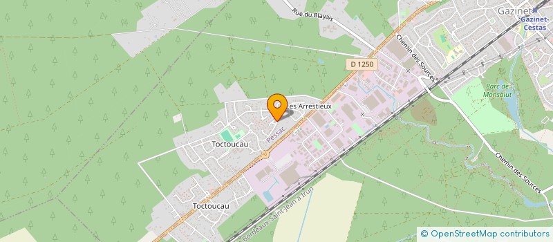 localisation de l'entreprise SCI ORMA  PESSAC