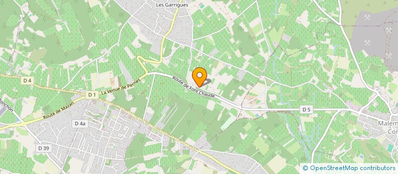 localisation de l'entreprise SCI ORMA  MAZAN