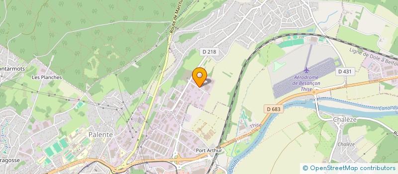 localisation de l'entreprise SCI ORMAC  THISE