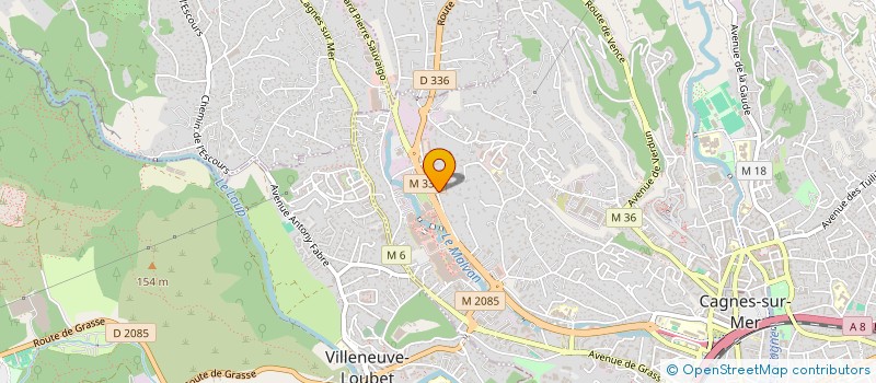 localisation de l'entreprise SCI ORMARJE à CAGNES-SUR-MER