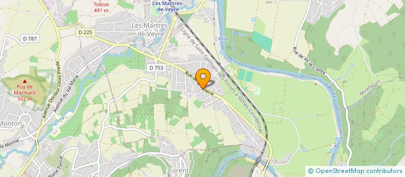 localisation de l'entreprise SCI ORME  LES MARTRES-DE-VEYRE