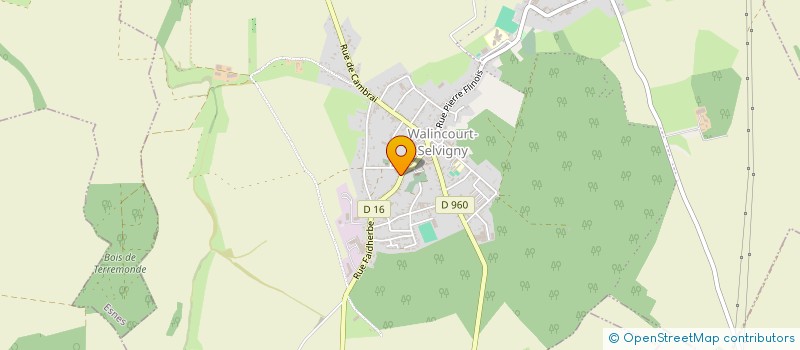 localisation de l'entreprise SCI ORME  WALINCOURT-SELVIGNY