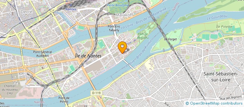 localisation de l'entreprise SCI ORMED 44 à NANTES