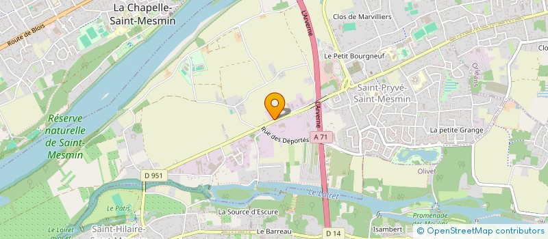 localisation de l'entreprise SCI ORMES INVEST à SAINT-PRYVE-SAINT-MESMIN