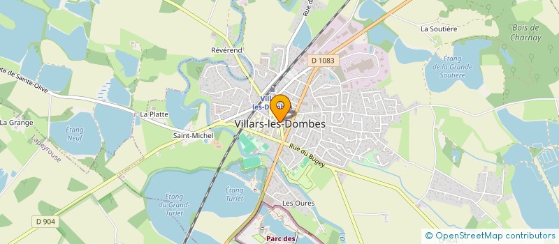 localisation de l'entreprise SCI ORMG à VILLARS-LES-DOMBES