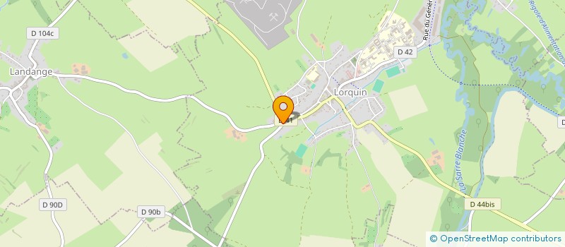 localisation de l'entreprise SCI ORMIFRA  LORQUIN