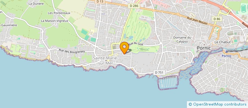 localisation de l'entreprise SCI ORMOCO  PORNIC