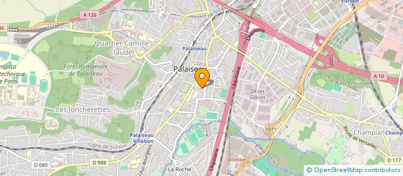 localisation de l'entreprise SCI ORMON à PALAISEAU