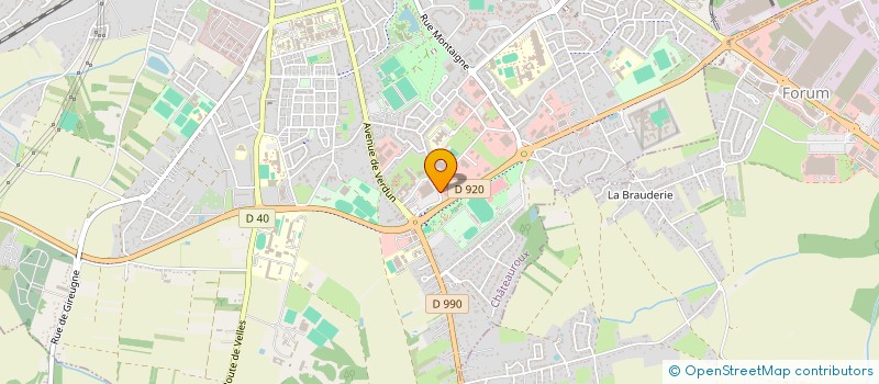 localisation de l'entreprise SCI ORNAT  CHATEAUROUX