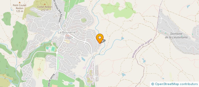 localisation de l'entreprise SCI ORNI  ROQUEBRUNE-SUR-ARGENS