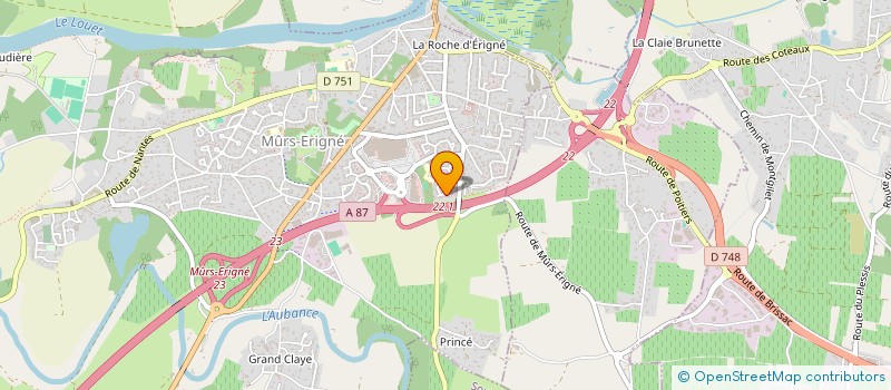 localisation de l'entreprise SCI ORNIX  MURS-ERIGNE