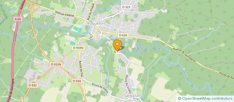 localisation de l'entreprise SCI ORNON-DULUC  SARBAZAN