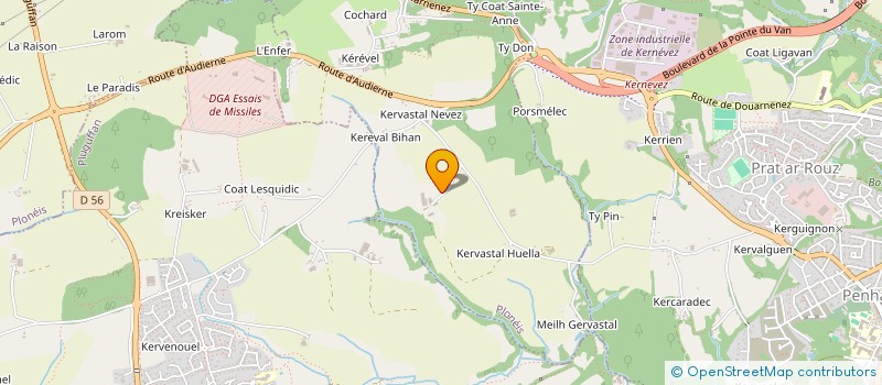 localisation de l'entreprise SCI ORO  PLONEIS