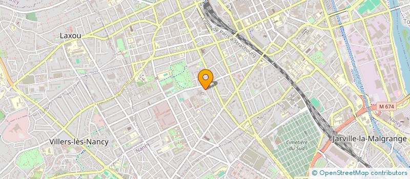 localisation de l'entreprise SCI OROR  NANCY