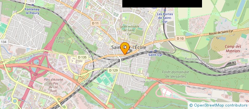 localisation de l'entreprise SCI ORORE  SAINT-CYR-L'ECOLE