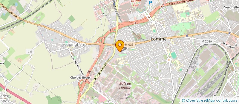 localisation de l'entreprise SCI ORPA IMMO à LILLE