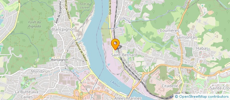 localisation de l'entreprise SCI ORPEA à BAYONNE